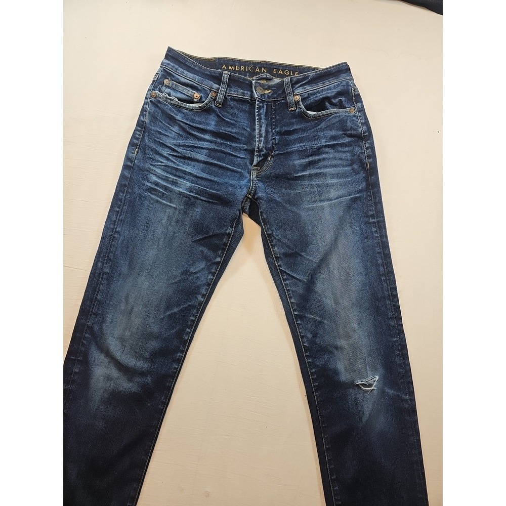 American Eagle Men's 30x36 Slim Jeans Next Level Flex Distressed